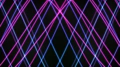 Pink and Blue Laser Loop Isolated
