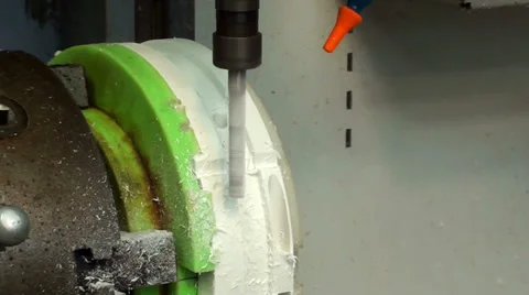 0239 Precision drill operated by computer Stock Footage 35756232