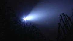 Police Helicopter Searchlight Searches For Suspect 2