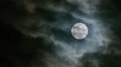 real Full Moon night clouds creepy no CG 24P