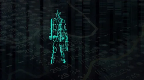 025 ANIMATION MATRIX BUSINESS Stock Footage 34162609