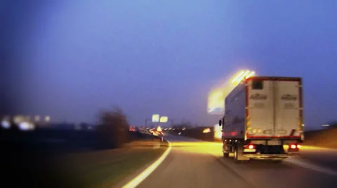 0274 highway Time lapse Stock Footage 35086293