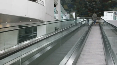 0283 Black Diamond, Public Library in Copenhagen Stock Footage 35844832