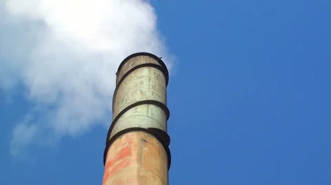 0283 Fireplace at industry Stock Footage 35766284