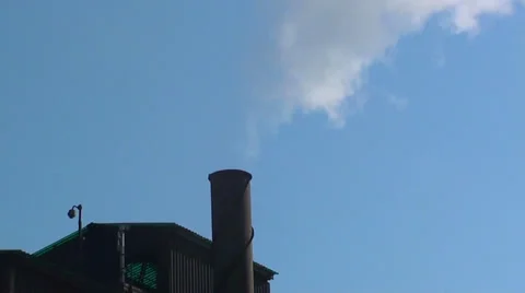 0284 smokestack Stock Footage 34376499