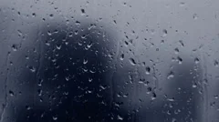 Rain Drops on Window Glass HD