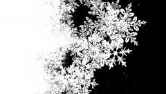 Snowflake screen wipe transition
