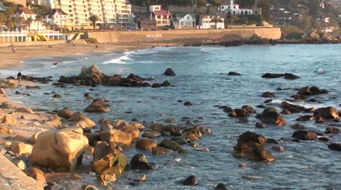 0299 Seashore landscape Stock Footage 35522742