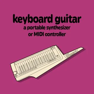 03-AW-Music-instruments Stock Illustration