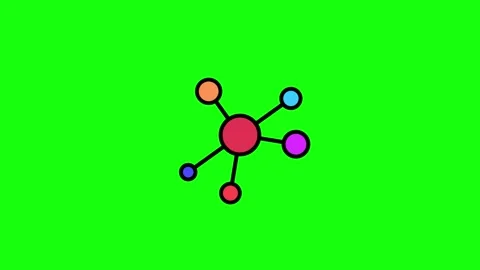 03-icona-network-col Video stock 334714232