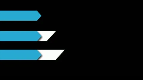 03 lowerthird design cyan Stock Footage 11515257