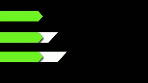 03 lowerthird design green Stock Footage 11515261