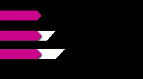 03 lowerthird design pink Stock Footage 11515262