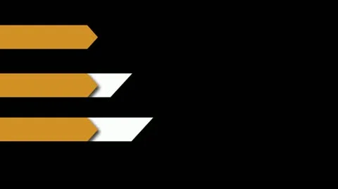 03 lowerthird design yellow Stock Footage 11515269