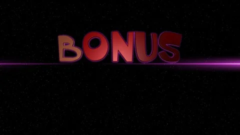 03 Text Animation with Graphics Effect Neon Bonus 库存影片 128204470