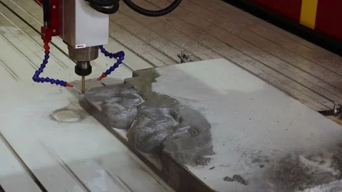 030 stone milling Stock Footage 154203387