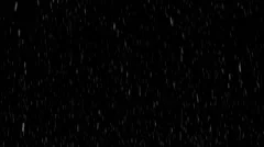rain isolated over black , easy luma key. - stock video LOOP
