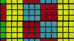 Spining Rubik´s cubes background