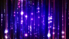 Abstract fantasy motion background, shining lights and particles
