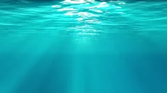 Paradise underwater, bubbles - loop