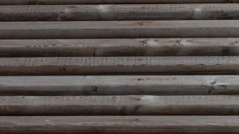 031_Horizontal log wood texture pattern.mp4 Stock Footage 347147918