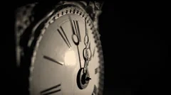 Vintage Clock Time Lapse showing Time Passing