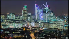 Time-lapse of Central London at night