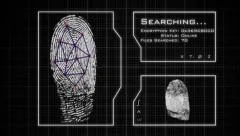 Fingerprint Scan, analysis, and database search