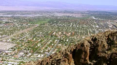 Aerial shot of Palm Springs California