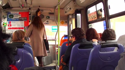 0328 Public transportation Stock Footage 34220108