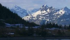 Alaska mountains and lake