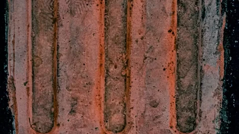 032_Textured ground surface with raised pattern.mp4 Stock Footage 345726322