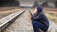 Depressed boy on the railway episode 2