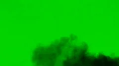 Atmosphere Smoke Dust - seperated on green screen .