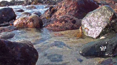 0340 Water and rocks Stock Footage 35841739
