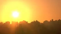 Sunrise in Porto Alegre in time lapse