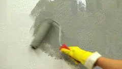 Roller Painting Wall Grey, #9 Home Improvement HD