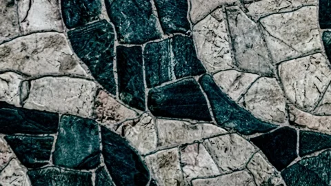 034_Natural stone wall texture background.mp4 Stock Footage 345726328
