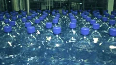 many bottles of fresh water