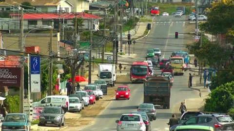 0357 Streets in the hills Stock Footage 36594370