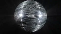 Center look of Disco mirror ball.