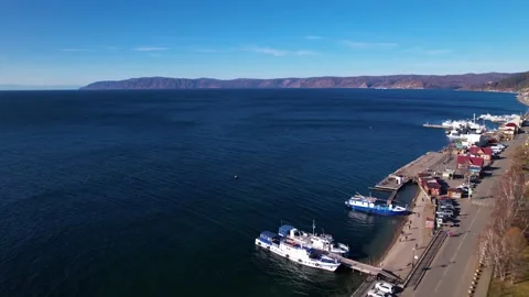 036 Baikal Listvyanka autumn 库存影片 166344378