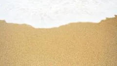 Wave And Sand At The Tropical Beach