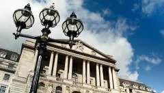 Time lapse: Unsettled clouds and shadows over the Bank of England, London