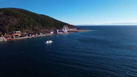 037 Baikal Listvyanka autumn 库存影片 166344382