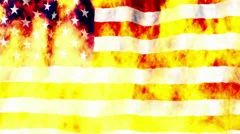 USA Flag burning non looping