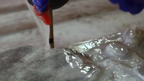 038 stone milling Stock Footage 154203429