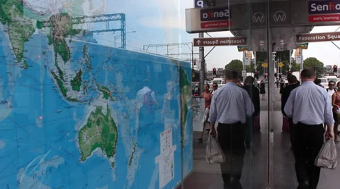 039 PEOPLE CITY Stock Footage 34150430