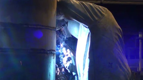 0390 WELDING  Video stock 34253360