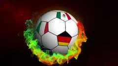 Soccer Ball with World Flag